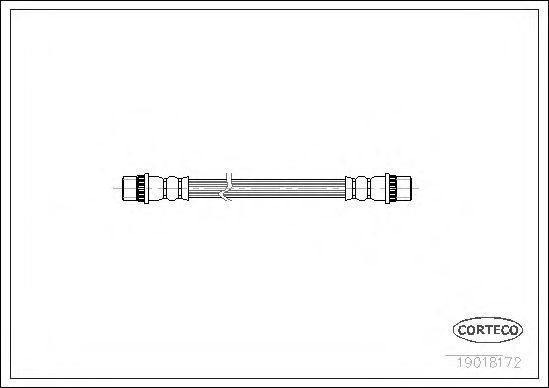 CORTECO 19018172 Тормозной шланг для RENAULT ALLIANCE (Рено Аллианcэ) CORTECO 19018172 Тормозной шланг для RENAULT ALLIANCE (Рено Аллианcэ)