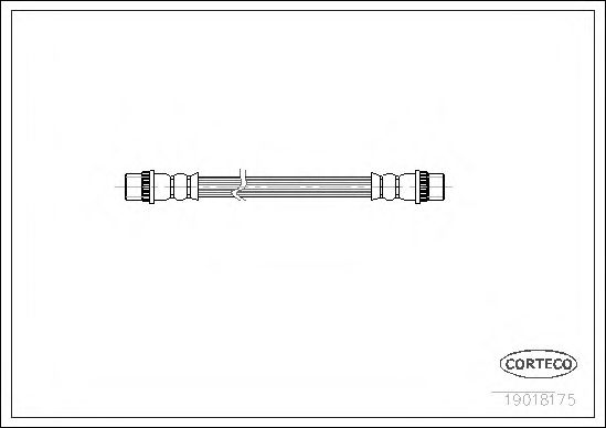 CORTECO 19018175 Тормозной шланг для RENAULT ALLIANCE (Рено Аллианcэ) CORTECO 19018175 Тормозной шланг для RENAULT ALLIANCE (Рено Аллианcэ)