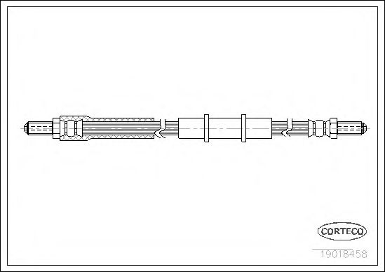 CORTECO 19018458 Тормозной шланг для ALFA-ROMEO (Алфа-ромэо) CORTECO 19018458 Тормозной шланг для ALFA-ROMEO (Алфа-ромэо)