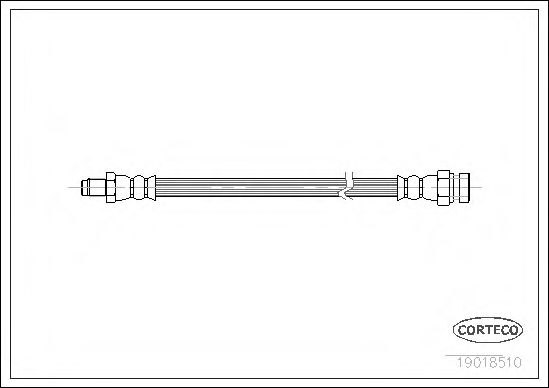 CORTECO 19018510 Тормозной шланг для MERCEDES-BENZ E-CLASS (Мэрcэдэс-бэнз Е класс) CORTECO 19018510 Тормозной шланг для MERCEDES-BENZ E-CLASS (Мэрcэдэс-бэнз Е класс)