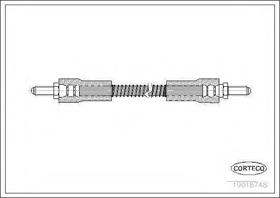 CORTECO 19018748 Тормозной шланг для LAND ROVER DEFENDER (Ленд ровер/лэнд ровер Дэфэндэр) CORTECO 19018748 Тормозной шланг для LAND ROVER DEFENDER (Ленд ровер/лэнд ровер Дэфэндэр)