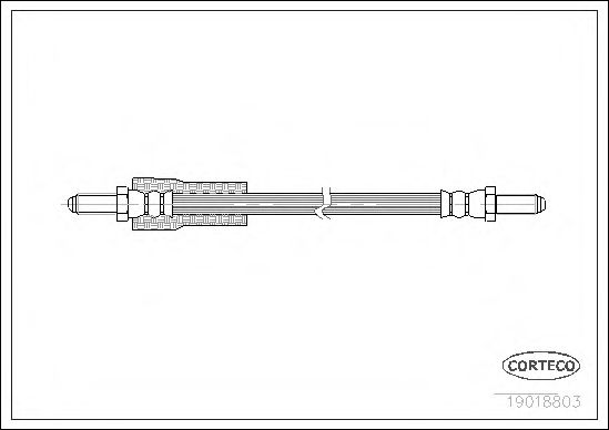 CORTECO 19018803 Тормозной шланг для FORD (Форд) CORTECO 19018803 Тормозной шланг для FORD (Форд)