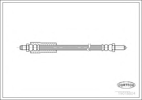 CORTECO 19018804 Тормозной шланг для FORD GRANADA (Форд Гранада) CORTECO 19018804 Тормозной шланг для FORD GRANADA (Форд Гранада)