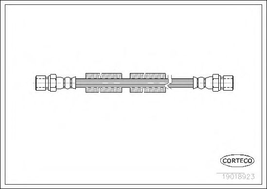 CORTECO 19018923 Тормозной шланг для VOLKSWAGEN LT 28-35 I (Фольксваген Лт 28-35 и) CORTECO 19018923 Тормозной шланг для VOLKSWAGEN LT 28-35 I (Фольксваген Лт 28-35 и)
