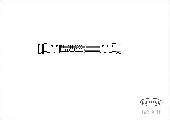 CORTECO 19019111 Тормозной шланг для PEUGEOT 305 II (Пежо 305 2) CORTECO 19019111 Тормозной шланг для PEUGEOT 305 II (Пежо 305 2)