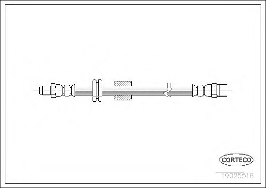 CORTECO 19025516 Тормозной шланг для BMW 5 (Бмв 5) CORTECO 19025516 Тормозной шланг для BMW 5 (Бмв 5)