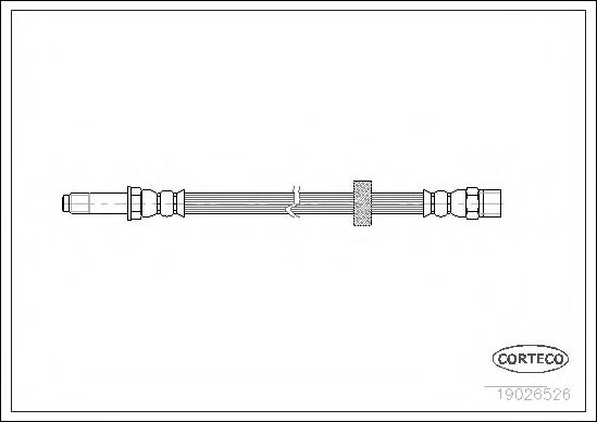 CORTECO 19026526 Тормозной шланг для VOLVO S80 I (Вольво S80 1) CORTECO 19026526 Тормозной шланг для VOLVO S80 I (Вольво S80 1)