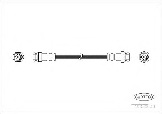 CORTECO 19030369 Тормозной шланг для HONDA (Хонда) CORTECO 19030369 Тормозной шланг для HONDA (Хонда)