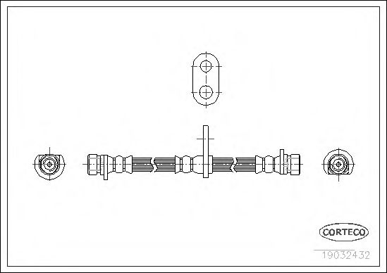 CORTECO 19032432 Тормозной шланг для HONDA ACCORD VII (Хонда Аккорд 7) CORTECO 19032432 Тормозной шланг для HONDA ACCORD VII (Хонда Аккорд 7)