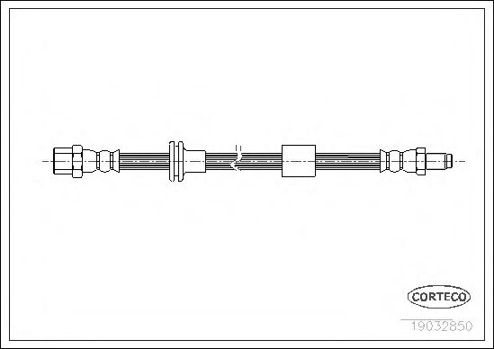 CORTECO 19032850 Тормозной шланг для MERCEDES-BENZ CL-CLASS (Мэрcэдэс-бэнз Cл-cласс) CORTECO 19032850 Тормозной шланг для MERCEDES-BENZ CL-CLASS (Мэрcэдэс-бэнз Cл-cласс)