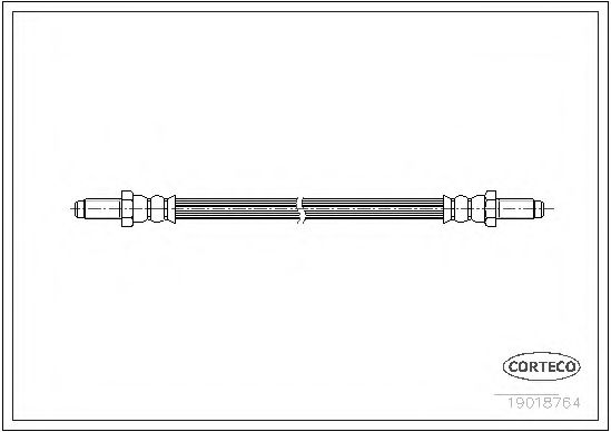CORTECO 19018764 Тормозной шланг для ROVER 2000-3500 (Ровер 2000-3500) CORTECO 19018764 Тормозной шланг для ROVER 2000-3500 (Ровер 2000-3500)