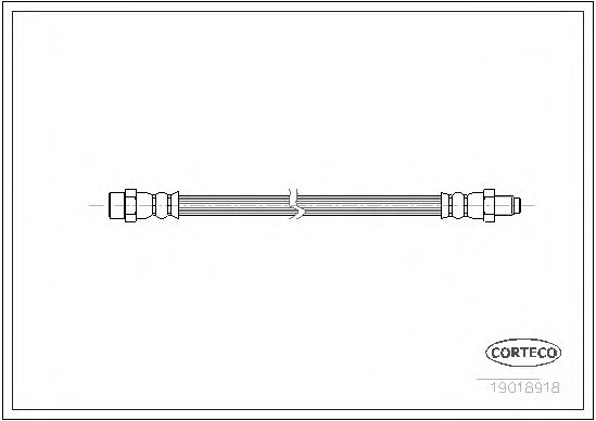 CORTECO 19018918 Тормозной шланг для VOLKSWAGEN T3 CARAVELLE (Фольксваген Т3 cараvэллэ) CORTECO 19018918 Тормозной шланг для VOLKSWAGEN T3 CARAVELLE (Фольксваген Т3 cараvэллэ)