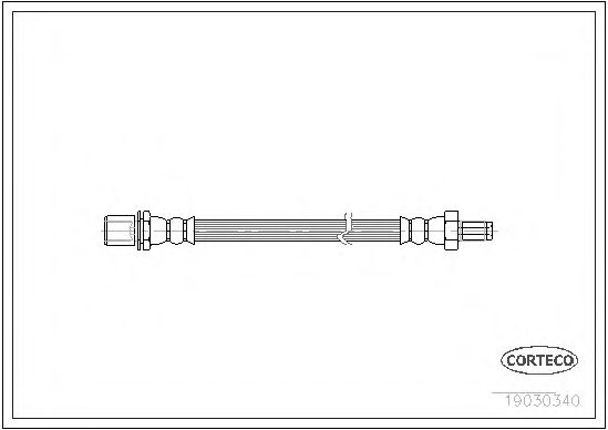 CORTECO 19030340 Тормозной шланг для TOYOTA TARAGO (Тойота/тоета Тараго) CORTECO 19030340 Тормозной шланг для TOYOTA TARAGO (Тойота/тоета Тараго)