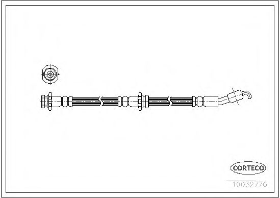 CORTECO 19032776 Тормозной шланг для NISSAN (Ниссан) CORTECO 19032776 Тормозной шланг для NISSAN (Ниссан)