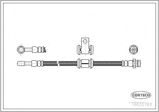 CORTECO 19032783 Тормозной шланг для HONDA (Хонда) CORTECO 19032783 Тормозной шланг для HONDA (Хонда)