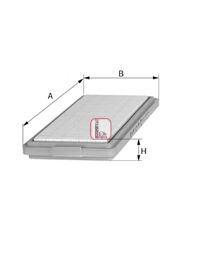 SOFIMA S 1620 A Воздушный фильтр 