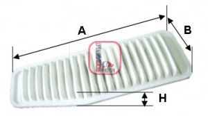 SOFIMA S 3338 A Воздушный фильтр для TOYOTA ESTIMA (Тойота/тоета Эстима) SOFIMA S 3338 A Воздушный фильтр для TOYOTA ESTIMA (Тойота/тоета Эстима)