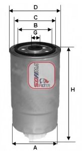 SOFIMA S 4529 NR Топливный фильтр для FIAT FREEMONT (Фиат Фрээмонт) SOFIMA S 4529 NR Топливный фильтр для FIAT FREEMONT (Фиат Фрээмонт)