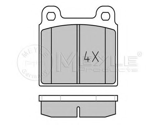 MEYLE 025 200 1118 Тормозные колодки для VOLKSWAGEN T3 CARAVELLE (Фольксваген Т3 cараvэллэ) MEYLE 025 200 1118 Тормозные колодки для VOLKSWAGEN T3 CARAVELLE (Фольксваген Т3 cараvэллэ)