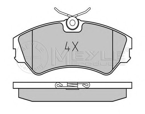 MEYLE 025 201 2419 Тормозные колодки для VOLKSWAGEN (Фольксваген) MEYLE 025 201 2419 Тормозные колодки для VOLKSWAGEN (Фольксваген)