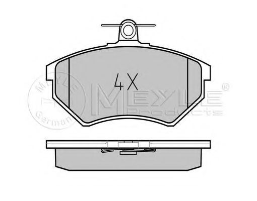 MEYLE 025 201 6819 Тормозные колодки для VOLKSWAGEN (Фольксваген) MEYLE 025 201 6819 Тормозные колодки для VOLKSWAGEN (Фольксваген)