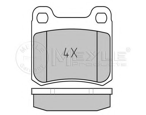 MEYLE 025 206 8715 Тормозные колодки для MERCEDES-BENZ C-CLASS (Мэрcэдэс-бэнз С класс) MEYLE 025 206 8715 Тормозные колодки для MERCEDES-BENZ C-CLASS (Мэрcэдэс-бэнз С класс)