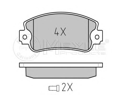 MEYLE 025 209 5018/W Тормозные колодки для FIAT STRADA II (Фиат Страда 2) MEYLE 025 209 5018/W Тормозные колодки для FIAT STRADA II (Фиат Страда 2)