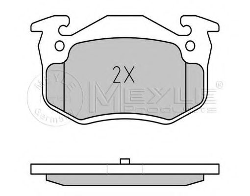 MEYLE 025 209 7311 Тормозные колодки для RENAULT CLIO I (Рено Cлио и) MEYLE 025 209 7311 Тормозные колодки для RENAULT CLIO I (Рено Cлио и)