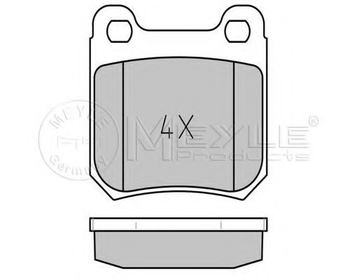 MEYLE 025 210 5115 Тормозные колодки для OPEL OMEGA A (Опель Омэга а) MEYLE 025 210 5115 Тормозные колодки для OPEL OMEGA A (Опель Омэга а)