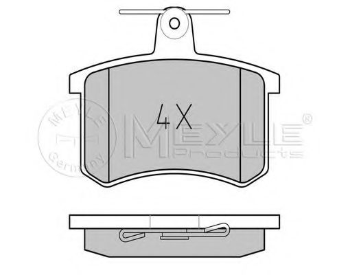 MEYLE 025 211 4416/PD Тормозные колодки для AUDI 90 (Ауди 90) MEYLE 025 211 4416/PD Тормозные колодки для AUDI 90 (Ауди 90)