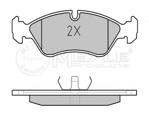 MEYLE 025 211 9017 Тормозные колодки для OPEL OMEGA A (Опель Омэга а) MEYLE 025 211 9017 Тормозные колодки для OPEL OMEGA A (Опель Омэга а)