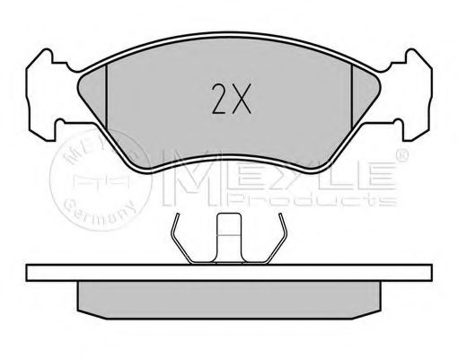 MEYLE 025 212 0217 Тормозные колодки для MAZDA SOHO III (Мазда Сохо 3) MEYLE 025 212 0217 Тормозные колодки для MAZDA SOHO III (Мазда Сохо 3)