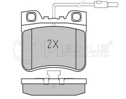 MEYLE 025 212 6717/PD Тормозные колодки для CITROËN AX (CитроËн Аx) MEYLE 025 212 6717/PD Тормозные колодки для CITROËN AX (CитроËн Аx)
