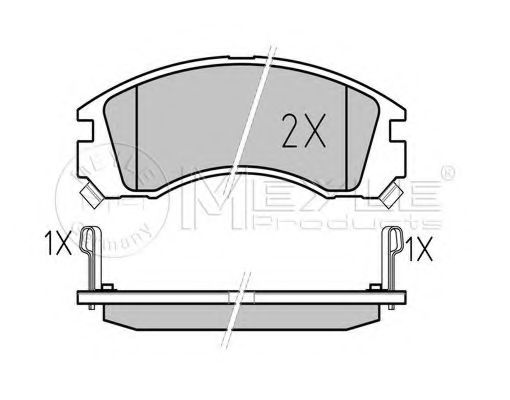 MEYLE 025 213 6315/W Тормозные колодки для MITSUBISHI CHALLENGER (Митсубиши/митсубиси Чаллэнгэр) MEYLE 025 213 6315/W Тормозные колодки для MITSUBISHI CHALLENGER (Митсубиши/митсубиси Чаллэнгэр)