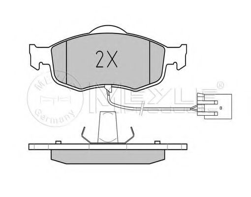 MEYLE 025 213 9618/PD Тормозные колодки для FORD MONDEO (Форд Мондэо) MEYLE 025 213 9618/PD Тормозные колодки для FORD MONDEO (Форд Мондэо)