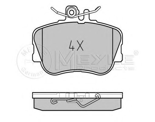 MEYLE 025 214 3920 Тормозные колодки для MERCEDES-BENZ C-CLASS (Мэрcэдэс-бэнз С класс) MEYLE 025 214 3920 Тормозные колодки для MERCEDES-BENZ C-CLASS (Мэрcэдэс-бэнз С класс)