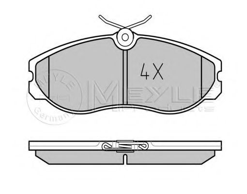 MEYLE 025 214 8115 Тормозные колодки для NISSAN (Ниссан) MEYLE 025 214 8115 Тормозные колодки для NISSAN (Ниссан)