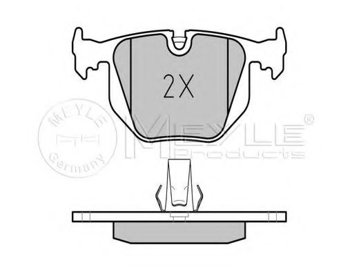 MEYLE 025 214 8717 Тормозные колодки для BMW (Бмв) MEYLE 025 214 8717 Тормозные колодки для BMW (Бмв)