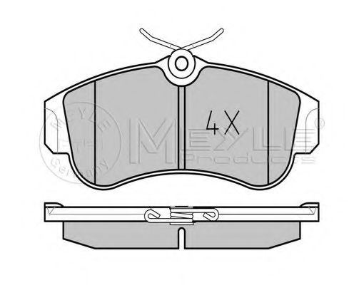 MEYLE 025 215 4617 Тормозные колодки для NISSAN PRIMERA (Ниссан Примера) MEYLE 025 215 4617 Тормозные колодки для NISSAN PRIMERA (Ниссан Примера)