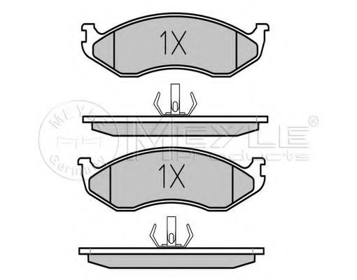 MEYLE 025 218 2217 Тормозные колодки для JEEP CHEROKEE (Джип Чироки) MEYLE 025 218 2217 Тормозные колодки для JEEP CHEROKEE (Джип Чироки)