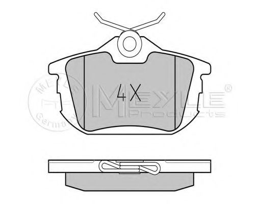 MEYLE 025 218 6115 Тормозные колодки для MITSUBISHI CARISMA (Митсубиши/митсубиси Каризма) MEYLE 025 218 6115 Тормозные колодки для MITSUBISHI CARISMA (Митсубиши/митсубиси Каризма)