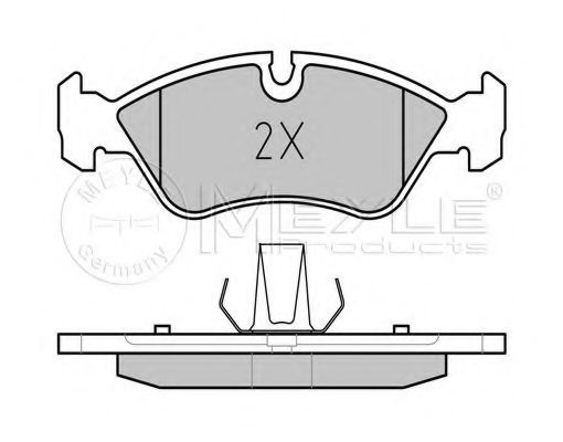 MEYLE 025 218 6217 Тормозные колодки для DAEWOO (Дэу) MEYLE 025 218 6217 Тормозные колодки для DAEWOO (Дэу)