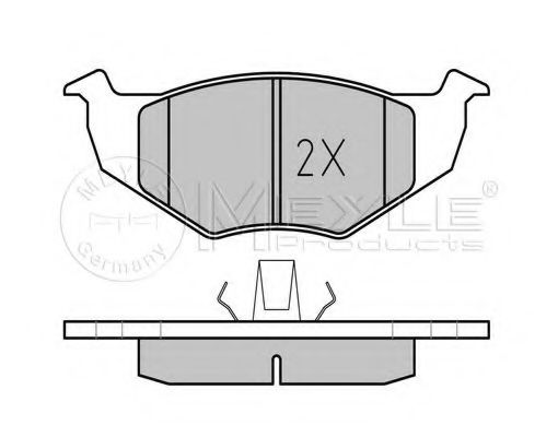 MEYLE 025 218 6615 Тормозные колодки для SEAT TOLEDO (Сеат Толэдо) MEYLE 025 218 6615 Тормозные колодки для SEAT TOLEDO (Сеат Толэдо)