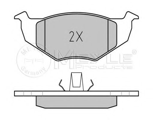 MEYLE 025 218 6617 Тормозные колодки для VOLKSWAGEN (Фольксваген) MEYLE 025 218 6617 Тормозные колодки для VOLKSWAGEN (Фольксваген)