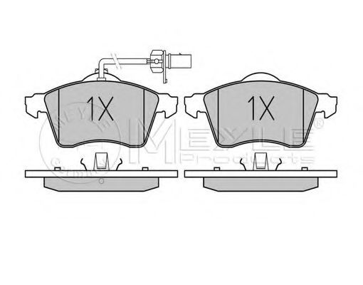 MEYLE 025 218 8519/W Тормозные колодки для VOLKSWAGEN T4 MULTIVAN (Фольксваген Т4 мултиvан) MEYLE 025 218 8519/W Тормозные колодки для VOLKSWAGEN T4 MULTIVAN (Фольксваген Т4 мултиvан)