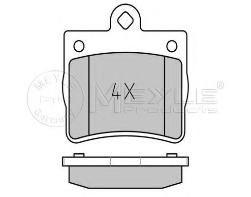 MEYLE 025 219 0015 Тормозные колодки для MERCEDES-BENZ C-CLASS (Мэрcэдэс-бэнз С класс) MEYLE 025 219 0015 Тормозные колодки для MERCEDES-BENZ C-CLASS (Мэрcэдэс-бэнз С класс)
