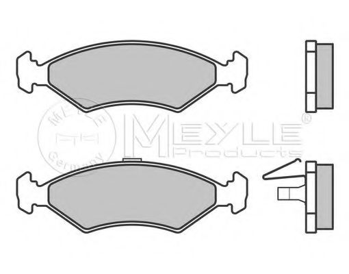 MEYLE 025 231 0315 Тормозные колодки для FORD FIESTA (Форд Фиэста) MEYLE 025 231 0315 Тормозные колодки для FORD FIESTA (Форд Фиэста)
