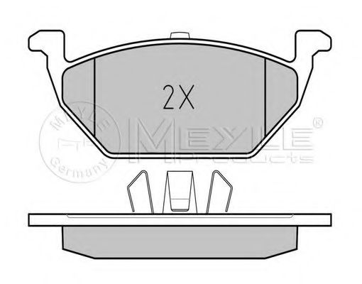 MEYLE 025 231 3019/A Тормозные колодки для VOLKSWAGEN (Фольксваген) MEYLE 025 231 3019/A Тормозные колодки для VOLKSWAGEN (Фольксваген)