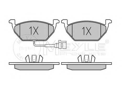 MEYLE 025 231 3119/W Тормозные колодки для VOLKSWAGEN GOLF V (Фольксваген Гольф 5) MEYLE 025 231 3119/W Тормозные колодки для VOLKSWAGEN GOLF V (Фольксваген Гольф 5)