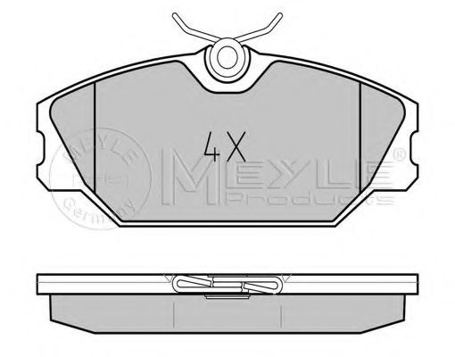 MEYLE 025 231 7218 Тормозные колодки для RENAULT SCNIC I (Рено Сценик и) MEYLE 025 231 7218 Тормозные колодки для RENAULT SCNIC I (Рено Сценик и)